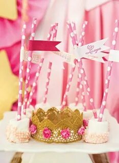 Royal Princess First Birthday Party Pink & Gold Princess fir