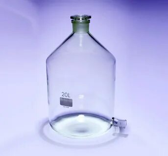 Aspirator bottles ground glass side socket and neck