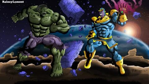 Hulk Vs Thanos - Surasmi B