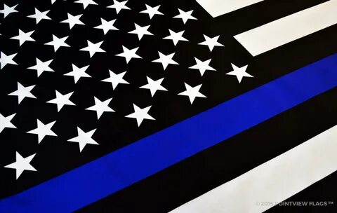 Download Law Enforcement Wallpaper Thin Blue Line Flag - Pol