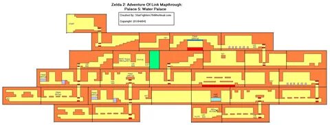 Zelda 2 Final Palace Map - canvas-depot