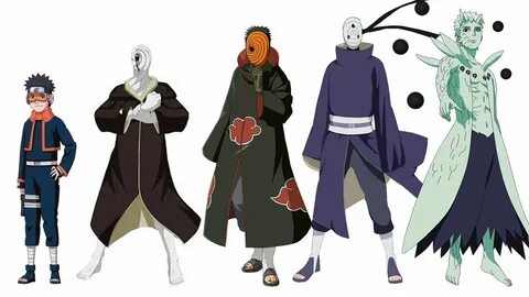Obito Uchiha evolution Naruto, Naruto characters, Akatsuki