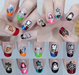 Nail Art 106 One Piece by Saphiel89 on deviantART Anime nail