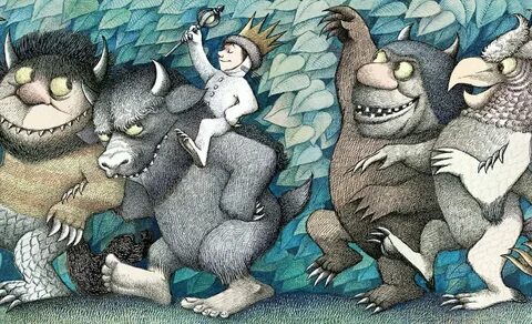 моріс сендак, де живуть диковиська, where the wild things ar