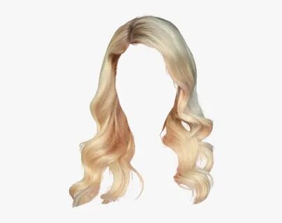 Blonde Wig Png - Transparent Blonde Hair Wig, Png Download ,