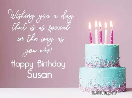 Susan Birthday Cake - Happy Birthday