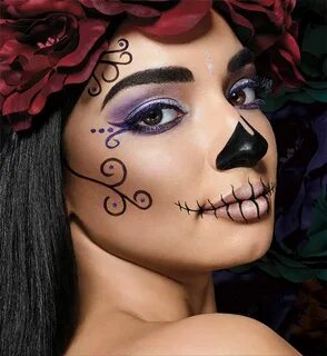 Sugar Skull Makeup Tutorial - Halloween Makeup - Maybelline 