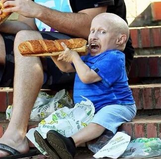 Why didn't Subway cut up Verne Troyer's 12 inch sandwich?