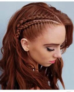 @peinados_kawaiis Braids for long hair, Redhead hairstyles, 