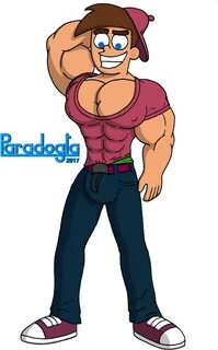 Teen Muscle Timmy Turner By Paradogta Teen Muscle Timmy - Ti