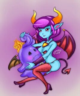 Succubus with Slime (Castle Clash) by yuelyk on DeviantArt
