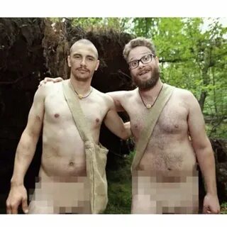 James Franco and Seth Rogen Take Nude Pictures in the Woods 