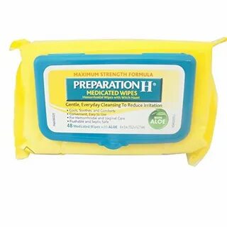 Купить Preparation H Medicated Wipes 48 Ea (Pack Of 6) в инт