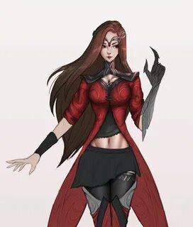 ArtStation - Scarlet Witch Redesign, Devin Yang Marvel