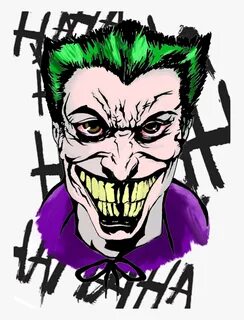 Cute Joker Drawing - Cubism Cartoon Characters, HD Png Downl