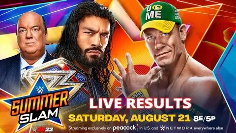 Wwe Summerslam 2021 Results : Wwe Summerslam 2021 Date And T