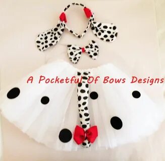 Dalmatian Tutu Costume Toddler Girls Dog Halloween Costume E