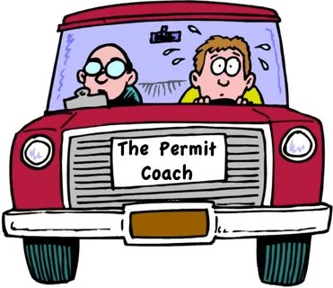 The Permit Coach - Driving Lessons Clip Art - Png Download -
