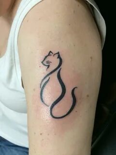 My cat tattoo Semicolon tattoo, Tattoos, Tattoos and piercin