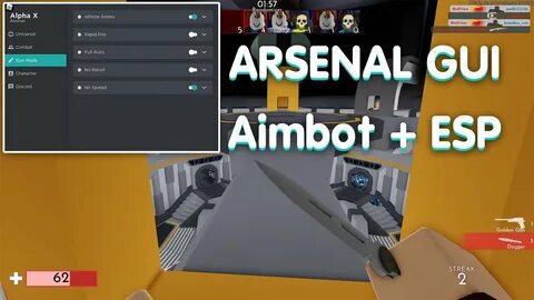 Roblox Arsenal Aimbot ESP GUI Arsenal hacks/scripts 2021 - Y