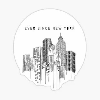 Ever Since New York Stickers for Sale Redbubble