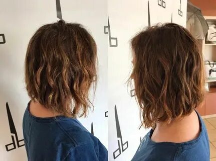 Back of American Wave Wave perm short hair, Hair waves, Shor