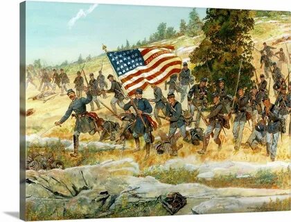 The Battle Of Gettysburg in 2022 War art, Civil war art, Bat