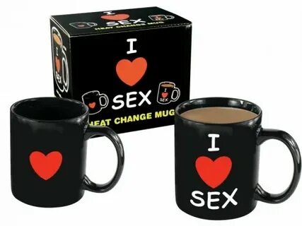 PARTY WORLD - MUG (HEAT CHANGE) - I LOVE SEX