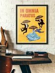 In Omnia Paratus Poster Vintage Retro Style Ispirato a Etsy 
