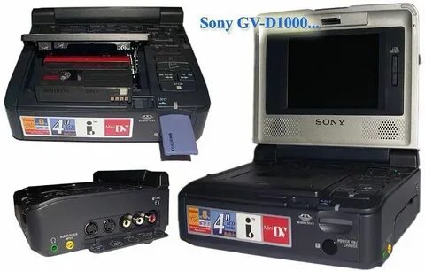 Sony GV D1000 MiniDV Mini DV Player Recorder Video Walkman G