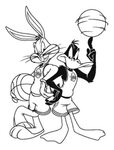 bugs bunny and daffy duck drawing - Clip Art Library