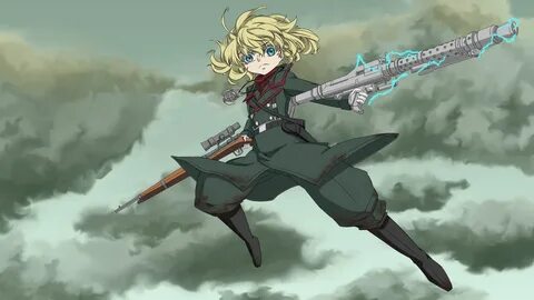 Desktop HD wallpaper: Anime, Youjo Senki, Tanya Degurechaff free download b...
