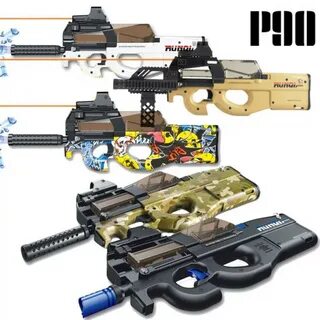Пистолет снайперский P90 Электрический P90, игрушечный водны