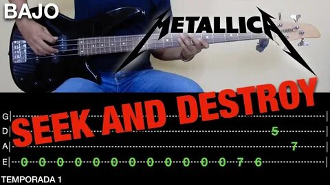 Seek and Destroy - Metallica // Video-Guía + Tabs (Bass Cove