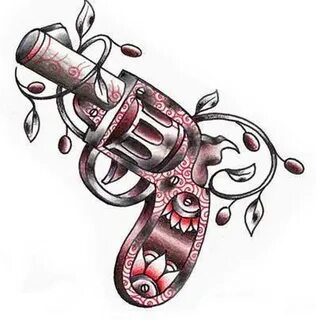 Gangsta gun tattoo design - Tattoos Book - 65.000 Tattoos De