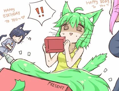 GreenTeaNeko on Twitter: "今 日 は 誕 生 日 Birthday 生 日 https://t