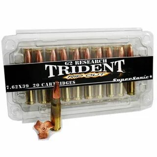 G2 Research Trident 7.62x39 124gr SCHP 2270fps 20 Rounds