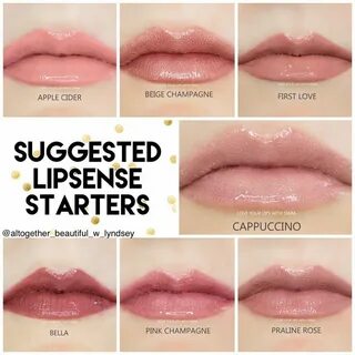 Suggested LipSense starter colors. For LipSense and/or SeneG