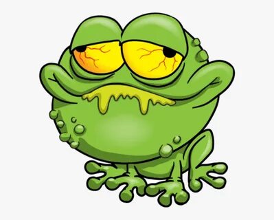 #mq #green #frog #evil #ugly - Cartoon Ugly Frog , Transpare