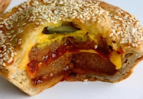 There's a double cheeseburger pie and it’s sold in Australia