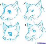 Pin by Mizery on How to draw :3 Animal drawings, Anime wolf,