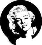 Marilyn Monroe Svg - Marilyn Marilyn monroe stencil, Silhoue