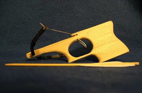 Tutorial on how to make The Popsicle Stick Crossbow! Real pr