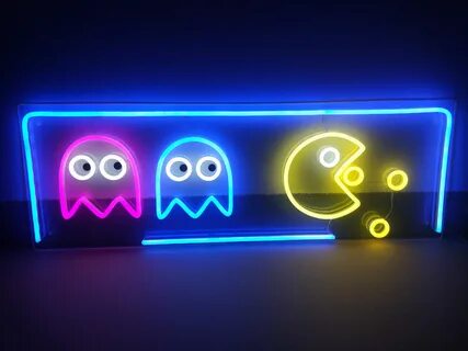 pac man neon light - Wonvo