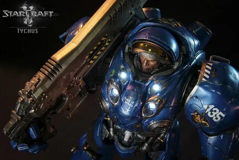 Sideshow Starcraft Tychus 1/6th collectible figure. Flickr