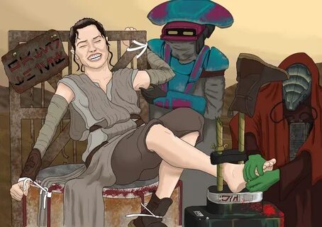Rey Tickle-Punished (Star Wars Ep.7) by sp0rel0rd on Deviant