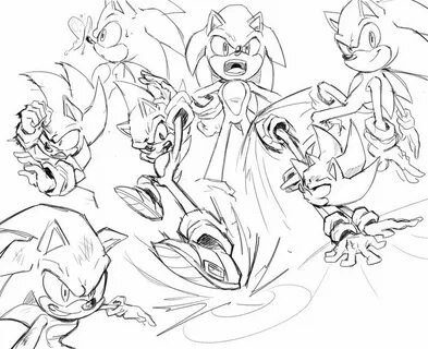 action poses - sonic Hedgehog art, Kaiju art, Sonic art