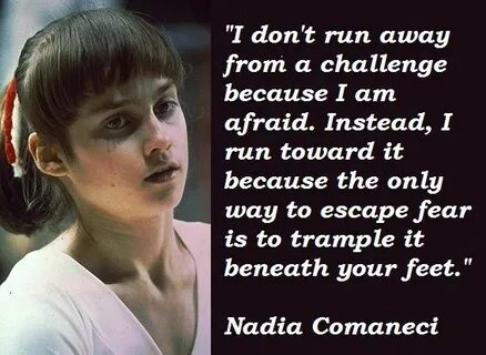 Nadia Comaneci Quotes Inspirational gymnastics quotes, Gymna