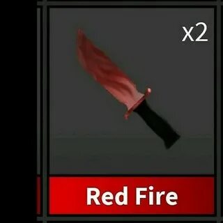 Красный огонь нож-загадочным убийством 2 roblox-оружие eBay