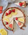 Lemon Cheesecake Tart 6-Ingredient Vegan Recipe - Elavegan R